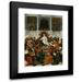 Ludovico Mazzolino 11x14 Black Modern Framed Museum Art Print Titled - The Twelve-Year-Old Jesus Teaching in the Temple (1524)