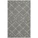 SAFAVIEH Arizona Shag Collection ASG743D Grey / Ivory Rug