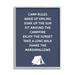 Stupell Industries Camp Rules Text Sign Enjoy Camping Tent Motif Framed Wall Art 16 x 20 Design by Lil Rue