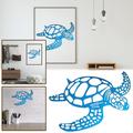 MRULIC Desktop Ornament Wall Turtle Art Metal Wall Sea Life Metal Metal Sea Metal Decor Decoration & Hangs + Multicolor