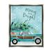 Stupell Industries Merry & Bright Christmas Scene Holiday Puppies Graphic Art Luster Gray Floating Framed Canvas Print Wall Art Design by Heatherlee Chan