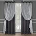Yipa Bedroom Blackout Window Curtain Grommet Room Darkening Curtain For Living Room Solid Color Eyelet Ring Top Window Drapes(1 Piece 52 inch Width Curtain Panel) Brown Width:52 x Length:84