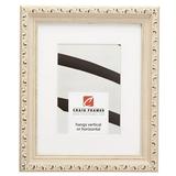 Craig Frames Ancien Ornate 13x19 inch Off-White Picture Frame Matted for a 9x13 Photo