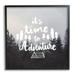 Stupell Industries Time To Adventure Woodlands Camping Tent Calligraphy Accent Framed Wall Art 12 x 12 Design by Ann Bailey