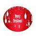 Round Christmas Area Rug Non-Slip Christmas Entry Doormat Round Christmas Rug Blanket Holiday Welcome Floor Carpet Pad Indoor Outdoor for Home Entrance Front Door Porch Christmas Decoration