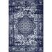 Unique Loom Medallion Richmond Rug Navy Blue/Ivory 6 1 x 9 Rectangle Medallion Traditional Perfect For Living Room Bed Room Dining Room Office