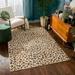 Well Woven Dulcet Leopard Modern Animal Print Black 5 x 7 2 Area Rug