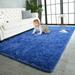 TWINNIS Super Soft Area Rug for Living Room Bedroom Shaggy Accent Carpets for Kids Girls Rooms 4 x6 Indigo