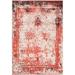 SAFAVIEH Classic Vintage Peter Overdyed Border Cotton Area Rug Red 6 7 x 9 2