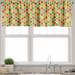 Ambesonne Honeycomb Valance Pack of 2 Bee Hive Theme Design 54 X18 Multicolor
