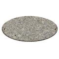 QualArc 9 in. Rockport Oval in White Granite Natural Stone Color Solid Granite Address Plaque - White Granite - 9in.