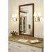 Maricopa Bronze Brown Ornate Framed Wall Mirror Rectangular Vanity Mirror Multiple Sizes