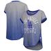 Women's Touch Gray/Royal Los Angeles Dodgers Home Run Tri-Blend Sleeveless T-Shirt
