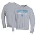 Men's Champion Gray Air Force Falcons Primary Team Logo Stack Baseball Powerblend Pullover Sweatshirt