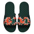 Men's ISlide Forest Green Miami Hurricanes High Energy Slide Sandals