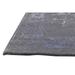 Grey Wool / Silk Rug 4X6 Modern Hand Knotted Oushak Distressed Room Size Carpet