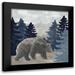 Reed Tara 20x20 Black Modern Framed Museum Art Print Titled - Blue Cliff Mountains scene I-Bear