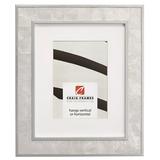 Craig Frames Opulence 11x14 inch Silver Mother of Pearl Picture Frame Matted for a 8x10 Photo