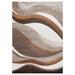 SAFAVIEH Hollywood Dalton Abstract Area Rug Beige/Brown 8 x 10