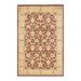 Hand-Knotted Wool Oriental Traditional Red Area Rug 4 9 x 7 4