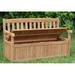 WholesaleTeak Outdoor Patio Grade-A Teak Wood 5 Feet Bench with Storage Box- Devon Collection #WMBHDV5ST