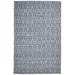 Wool Charcoal Rug 5X8 Modern Jacquard Loom Scandinavian Nordic Room Size Carpet