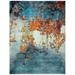 SAFAVIEH Glacier Nazca Abstract Area Rug 12 x 15 Blue/Multi