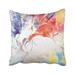 WOPOP Bright Artistic Splashes Abstract Painting Color Modern Futuristic Multicolor Dynamic Pillowcase Throw Pillow Cover Case 20x20 inches