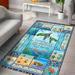 Rectangle Area Rug For Living Room Bedroom Sea Turtle Rug Everyday Is A New Beginning MLH2086R - 3x5 ft.