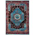 SAFAVIEH Vintage Hamadan Leone Oriental Area Rug Turquoise/Black 2 7 x 5