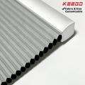 Keego Cordless Cellular Shades Window Blinds Size and Color Customizable Grey Blackout Fabric White Case 36 w x 52 h