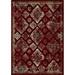 L Baiet Sadie Red Traditional 4 ft. x 6 ft. Area Rug