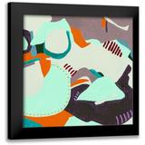 Wang Melissa 20x20 Black Modern Framed Museum Art Print Titled - Crispy VI