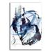 Epic Art Story Of Passion Blue by Andrea Haase Acrylic Glass Wall Art 16 x24