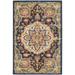 Nourison Passion Persian Navy Multicolor 1 10 x 2 10 Area Rug (2x3)