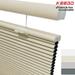 Keego 2023 New Energy Saving Heat Insulating Celluar Shades for Bedroom Honeycomb Blackout Window Blinds Light Blocking Creamy Color 27.0 w x 56.0 h