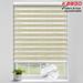 Keego 85% Blackout Cordless Zebra Shades Light Filtering Roller Shade Privacy Window Blinds Customizable Color and Size for Home Office Windows Ivory 46 w x 48 h