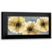 Prime Marcus 14x9 Black Modern Framed Museum Art Print Titled - Sunshine Trio 1