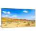Design Art Rocky Mountain in Desert Photographic Print on Wrapped Canvas