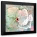 Riger Sue 20x20 Black Modern Framed Museum Art Print Titled - Contemporary Floral II