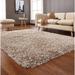 5x7 Feet Soft Indoor Hand Tufted Area Rug Modern Indoor Fluffy Shaggy Rug for Bedroom Livingroom and Dorm Decorative High Pile Non-Slip Carpet Beige