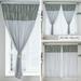 CFXNMZGR Curtain 2 Panels Home Curtains Layered Solid Plain Panels And Sheer Sheer Curtains Window Curtain Panels 39 X70