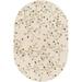 Mark&Day Wool Area Rugs 8x10 Le Havre Cottage Khaki Oval Area Rug (8 x 10 Oval)