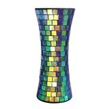 Mosaic Glass Flower Vase Handmade Glass Vases Plant Pots Ceramic Vase For Living Room Decorations