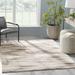 Well Woven Baldwin Sebastian Modern Striped Ivory Brown Soft 7 10 x 9 10 Area Rug