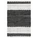 SAFAVIEH Striped Kilim STK202Z Black / Ivory Rug