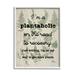 Stupell Industries Humorous Plantaholic Gardening Phrase Fern Plant Pattern Graphic Art White Framed Art Print Wall Art Design by Daphne Polselli