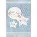 nuLOOM Storyteller Night Sky Nursery Area Rug 9 x 12 Blue