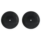 NUOLUX 2pcs Vintage Vinyl Records Retro Style Vinyl Wall Decorative Ornaments for Bar