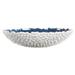 Bowery Hill Contemporary Ceramic Bowl in White and Blue